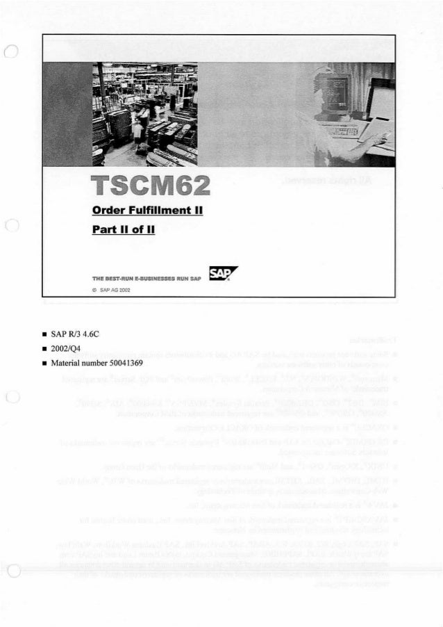 tscm62 order fulfillment tscm62 order fulfillment